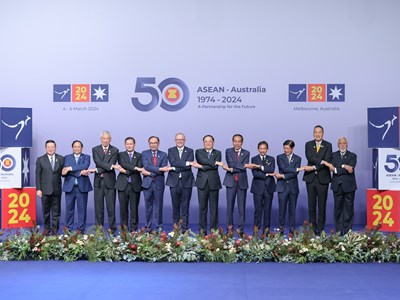 Thủ tướng dự Lễ đón các Trưởng đoàn tham dự Hội nghị Cấp cao ASEAN – Australia