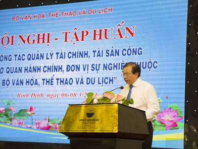 Bộ VHTTDL tập huấn công tác quản lý tài chính, tài sản công