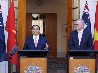 Việt Nam - Australia nâng cấp quan hệ lên Đối tác Chiến lược toàn diện