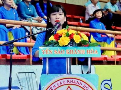 Hội thao nữ cán bộ, công nhân, lao động Công ty Yến Sào Khánh Hòa