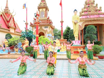 Chùa Xiêm Cán của cộng đồng Khmer ở Bạc Liêu: Điểm du lịch tiêu biểu ĐBSCL