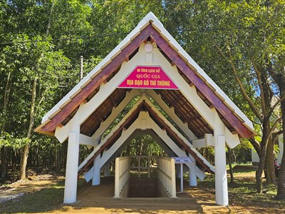 Tham quan di tích quốc gia địa đạo Gò Thì Thùng
