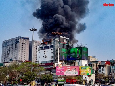 Hà Nội thông tin về vụ cháy ở nút giao Ô Chợ Dừa