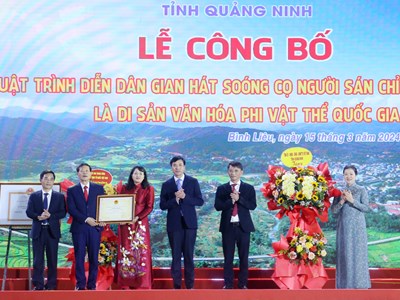 Làn điệu Soóng Cọ của người Sán Chỉ đón nhận Di văn hóa phi vật thể quốc gia