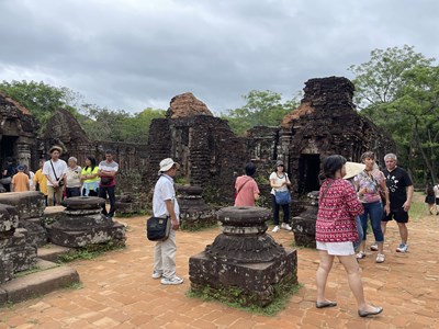 Mỹ Sơn: Đón gần 123.000 lượt khách tham quan trong quý 1.2024