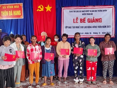 Ninh Thuận: Huyện Ninh Hải đạt nhiều kết quả trong công tác giảm nghèo