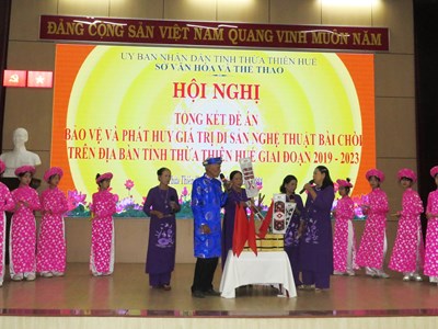 Thừa Thiên Huế: Đẩy mạnh phát huy giá trị di sản nghệ thuật Bài Chòi