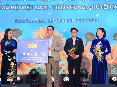 T&T Group tiếp tục ủng hộ 2 tỉ đồng hỗ trợ trẻ em nghèo