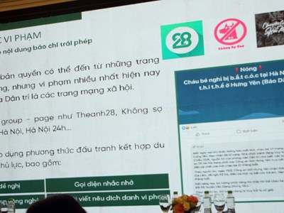 Vi phạm bản quyền báo chí đang diễn ra nhức nhối