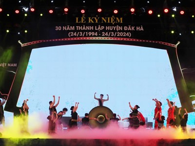 Kon Tum: Huyện Đăk Hà kỷ niệm 30 năm thành lập