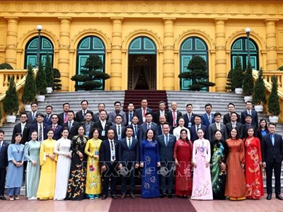 Quyền Chủ tịch nước Võ Thị Ánh Xuân gặp mặt Hội Doanh nhân trẻ nhân Tháng Thanh niên năm 2024