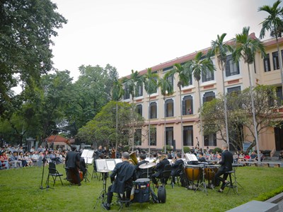 Hòa nhạc ngoài trời “Giai điệu Mùa Xuân” tại Bảo tàng Mỹ thuật Việt Nam