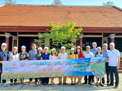 Quảng Ngãi: Khảo sát, phát triển điểm đến du lịch cộng đồng