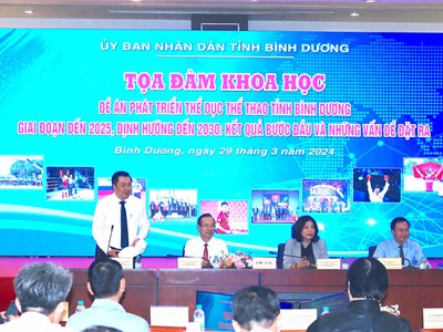 Bình Dương tổ chức Tọa đàm khoa học về phát triển Thể dục thể thao