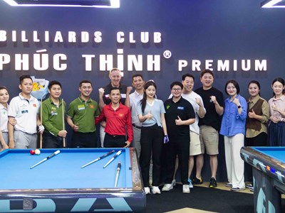 Các cơ thủ Việt Nam thi đấu giao hữu với “dàn sao” PBA Tour của Hàn Quốc