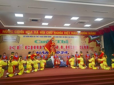 Bình Định: 20 trường THCS thi “Kể chuyện lịch sử”