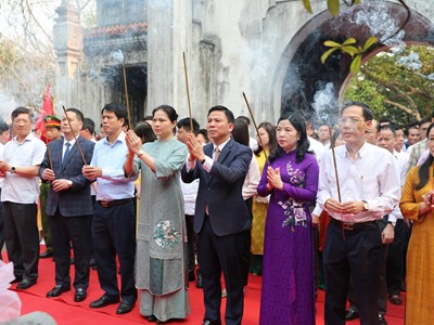 Lễ hội đền Bà Triệu: Tôn vinh Anh hùng dân tộc Triệu Thị Trinh