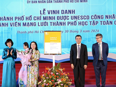 TP.HCM là thành viên Mạng lưới thành phố học tập toàn cầu của UNESCO