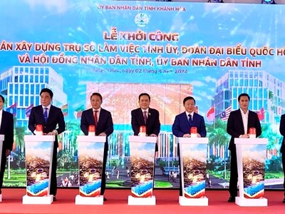 Khởi công dự án xây dựng trụ sở làm việc tỉnh Khánh Hoà