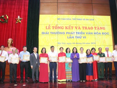 Nâng cao chất lượng Giải thưởng phát triển văn hoá đọc