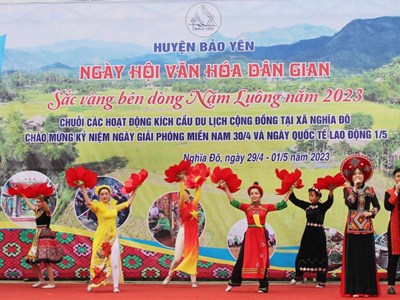 Về Bảo Yên trải nghiệm "Sắc vàng bên dòng Nặm Luông"