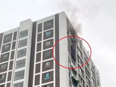 Chủ nhà quên rút quạt, cư dân chung cư hốt hoảng vì cháy