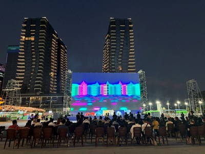 TP.HCM lần đầu tiên có “rạp chiếu phim ngoài trời”