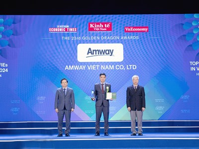 Amway Việt Nam vinh dự là doanh nghiệp FDI phát triển nền kinh tế xanh bền vững