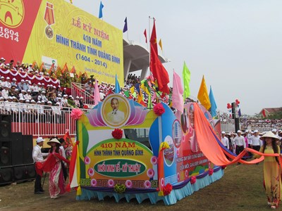 Nhiều hoạt động văn hoá, thể thao kỷ niệm 420 năm hình thành tỉnh Quảng Bình