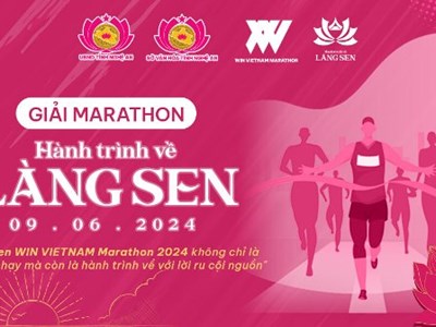Hơn 3.000 Runner sẽ tham gia Giải Marathon “Hành trình về Làng Sen”