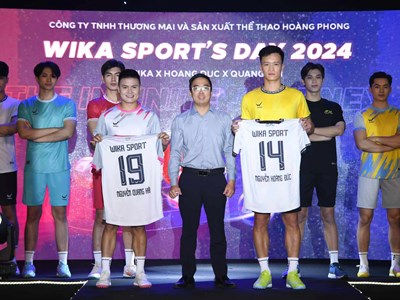Quang Hải, Hoàng Đức ra mắt sản phẩm thời trang thể thao