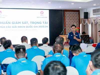 Tập huấn giám sát, trọng tài giữa mùa giải 2023/2024 khu vực phía Nam