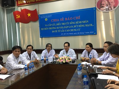 Cứu sống bệnh nhân nhi rơi từ tầng 7