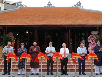 Phát giá trị di tích Châu Hương Viên gắn với di sản Ca Huế