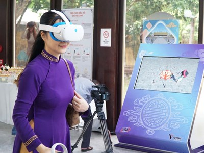 Trải nghiệm trò chơi Cung đình xưa với công nghệ thực tế ảo