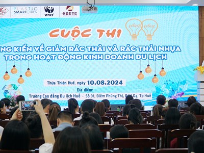 Học sinh, sinh viên thi sáng kiến giảm thải nhựa hoạt động du lịch