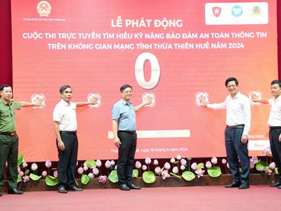 Thừa Thiên Huế: Thi tìm hiểu kỹ năng bảo đảm an toàn thông tin trên không gian mạng