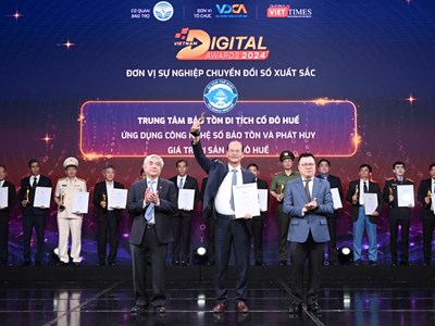 Trung tâm Bảo tồn Di tích Cố đô Huế đoạt giải thưởng Chuyển đổi số Việt Nam 2024