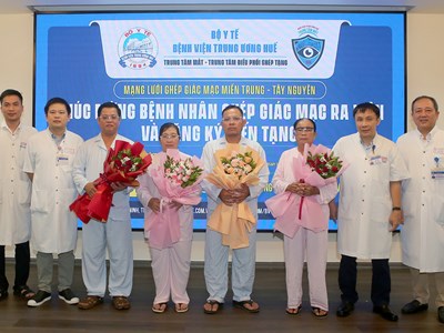 4 bệnh nhân tìm lại được ánh sáng nhờ người cho chết não hiến giác mạc
