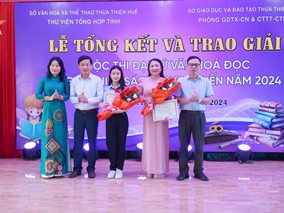 Trao giải cuộc thi Đại sứ Văn hóa đọc tại Thừa Thiên Huế