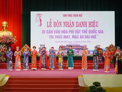 Tiếp tục nỗ lực bảo tồn và lan tỏa giá trị của Áo dài Huế 