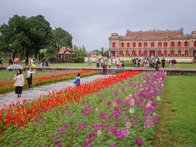 Di sản Huế đón hàng nghìn du khách tham quan miễn phí ngày đầu năm