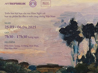 Nhiều tác phẩm hội họa của vua Hàm Nghi sẽ được triển lãm tại Huế