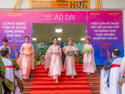 Tuần lễ Áo dài cộng đồng Huế sẽ có nhiều hoạt động văn hóa hấp dẫn
