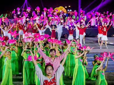 Tổng duyệt chương trình nghệ thuật Khai mạc Năm Du lịch quốc gia - Huế 2025