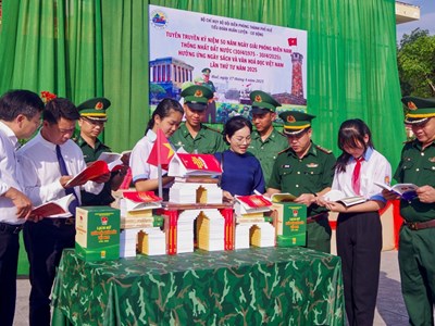 Bộ đội Biên phòng thành phố Huế tổ chức nhiều hoạt động lan tỏa văn hóa đọc
