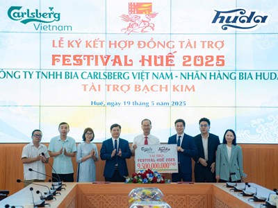 Carlsberg Việt Nam tài trợ 9,5 tỉ đồng cho Festival Huế 2025