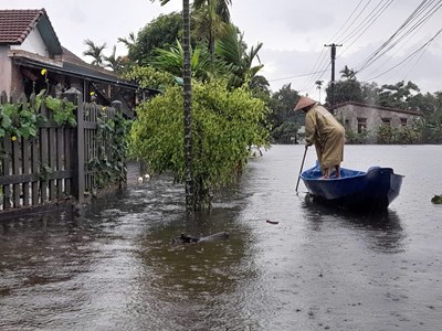 Đi đánh cá giữa ruộng, 2 anh em ruột bị nước lũ cuốn tử vong