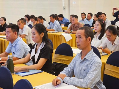 Tập huấn về công tác bảo vệ môi trường trong lĩnh vực văn hóa, thể thao, du lịch
