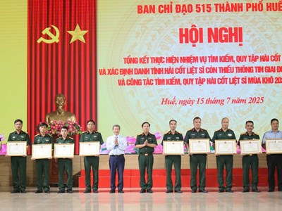 Thành phố Huế: Nỗ lực tìm kiếm, quy tập và xác định danh tính hài cốt liệt sĩ